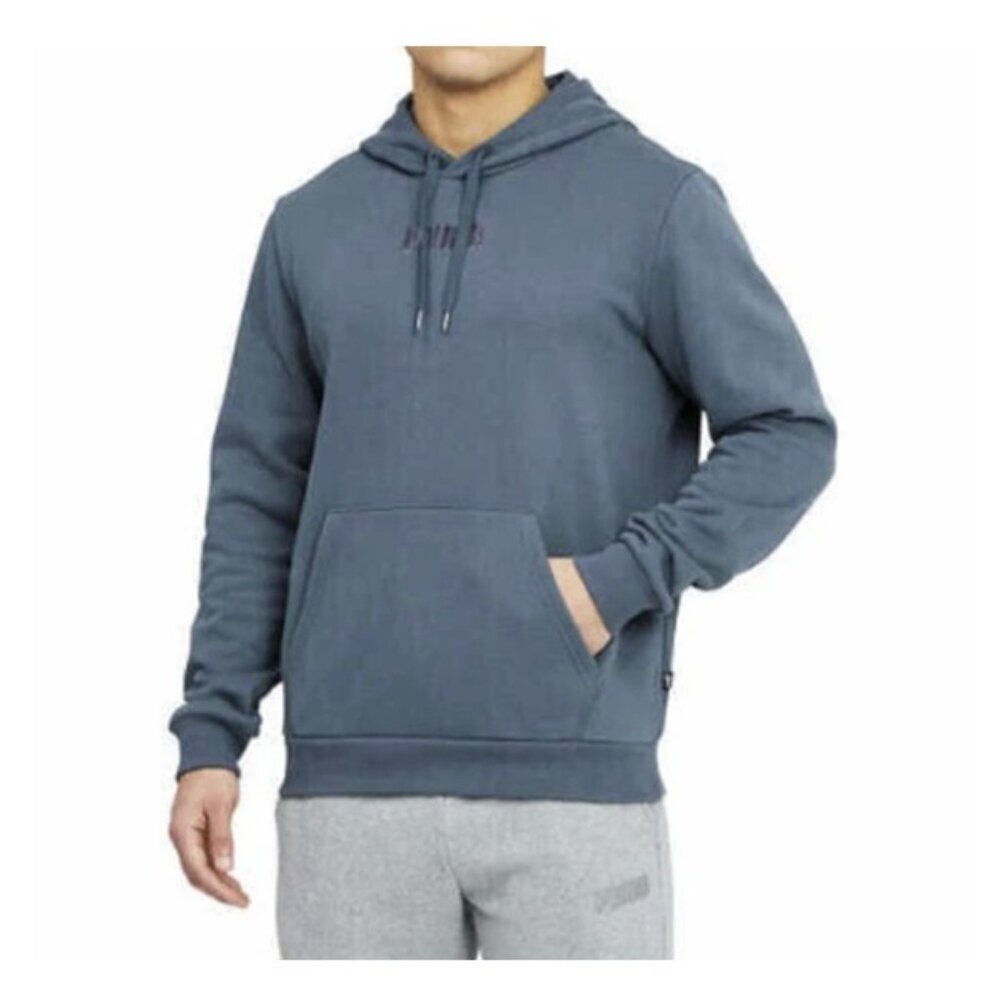 PUMA Men's Modern Basics 22 Fleece Hoodie Pullover Sweatshirt New Blue Green